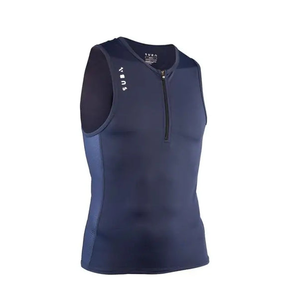 Sub4 Men's Endurance Tri Singlet- Action Navy - Cycling and Sports ...