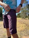 Legenda men's cargo/gravel plum shorts