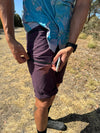 Legenda men's cargo/gravel plum shorts