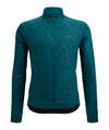 Santini Men's Colore Puro Long Sleeve Jersey - Teal